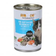 Sumo Cat Seafood Basket in Jelly 400g, CD051, cat Wet Food, Sumo Cat, cat Food, catsmart, Food, Wet Food